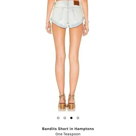 One teaspoon Bandits Short in Hamptons - Picture 7 of 8